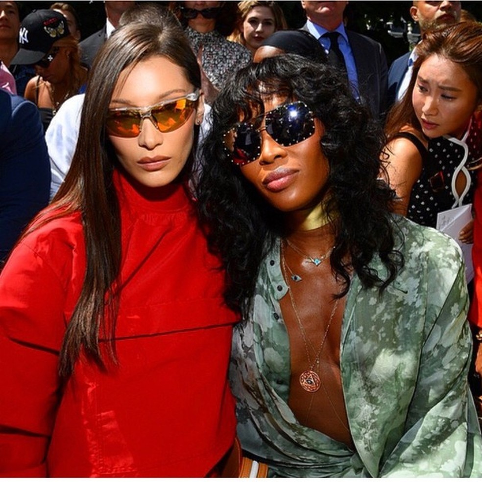 Bella Hadid e Naomi Campbell (Foto: Instagram/Reprodução) — Foto: Glamour