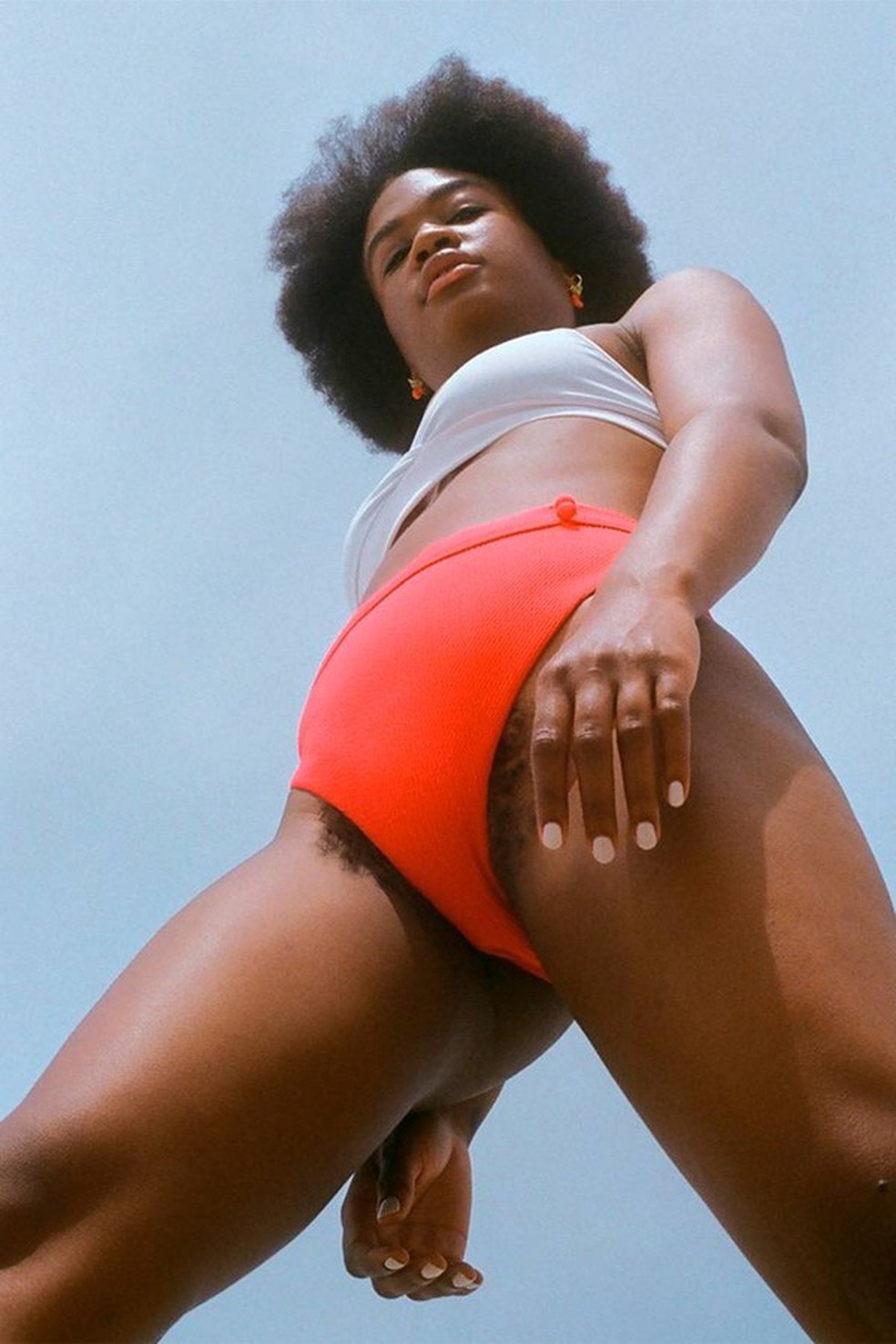 Libertador! Campanha de lâmina mostra mulheres com pelos pubianos à mostra (Foto: Reprodução/Instagram) — Foto: Glamour