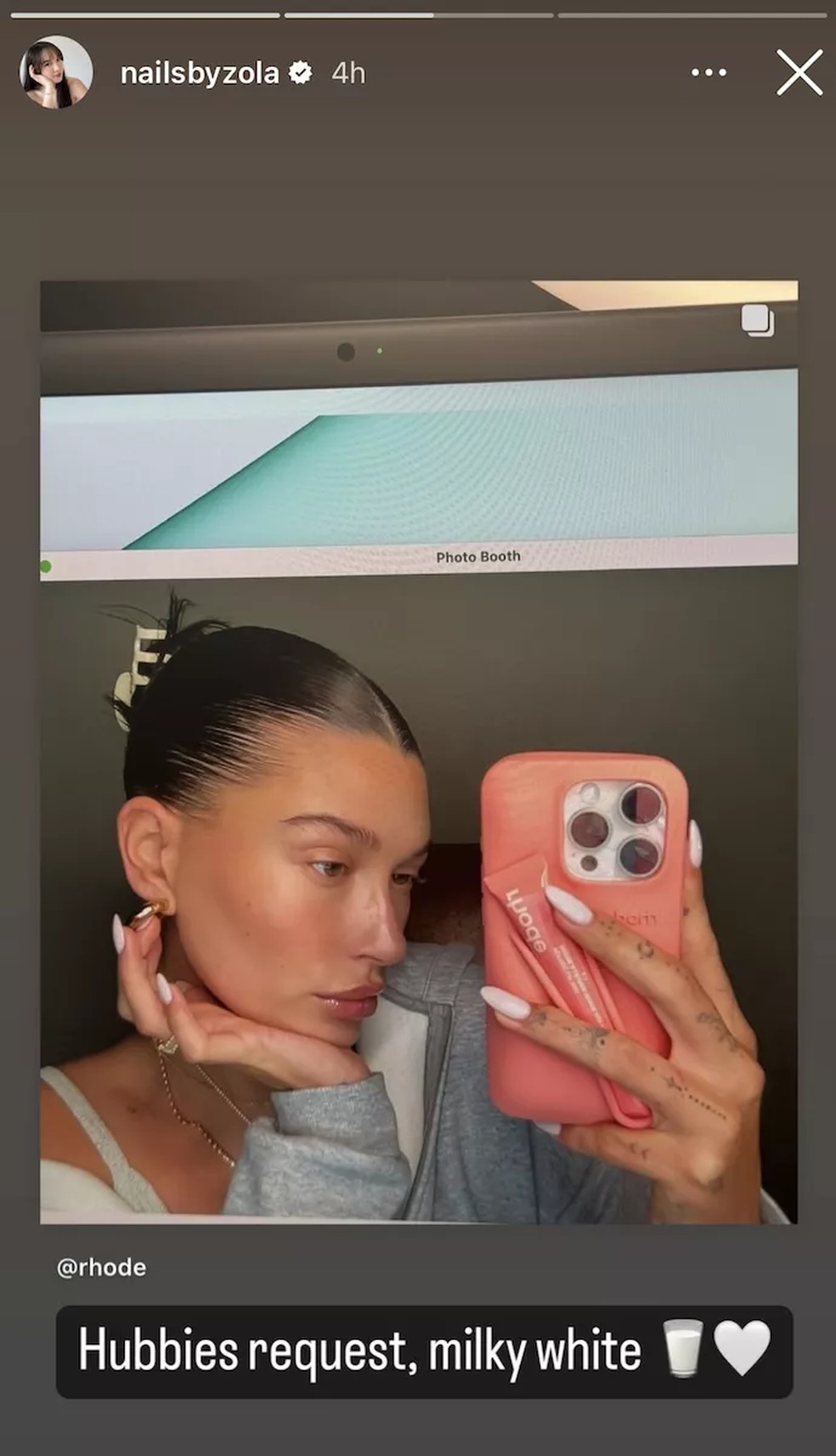 Hailey Bieber — Foto: Reprodução/ Instagram