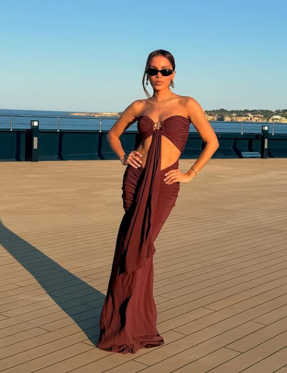 Rafa Brites aposta em vestido de mais de R$8 mil para casamento em Fernando de Noronha — Foto: Reprodução/Instagram