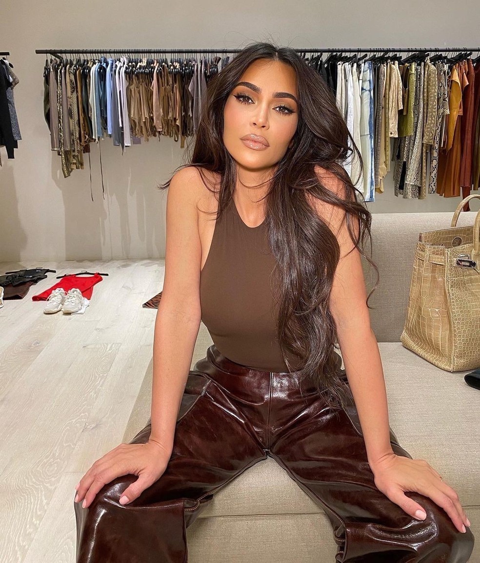 Cabelo Líquido (Foto: Reprodução/ Instagram @kimkardashian) — Foto: Glamour