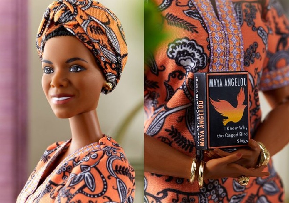 Maya Angelou entra para a linha “Mulheres Inspiradoras” da Barbie  (Foto: Divulgação) — Foto: Glamour