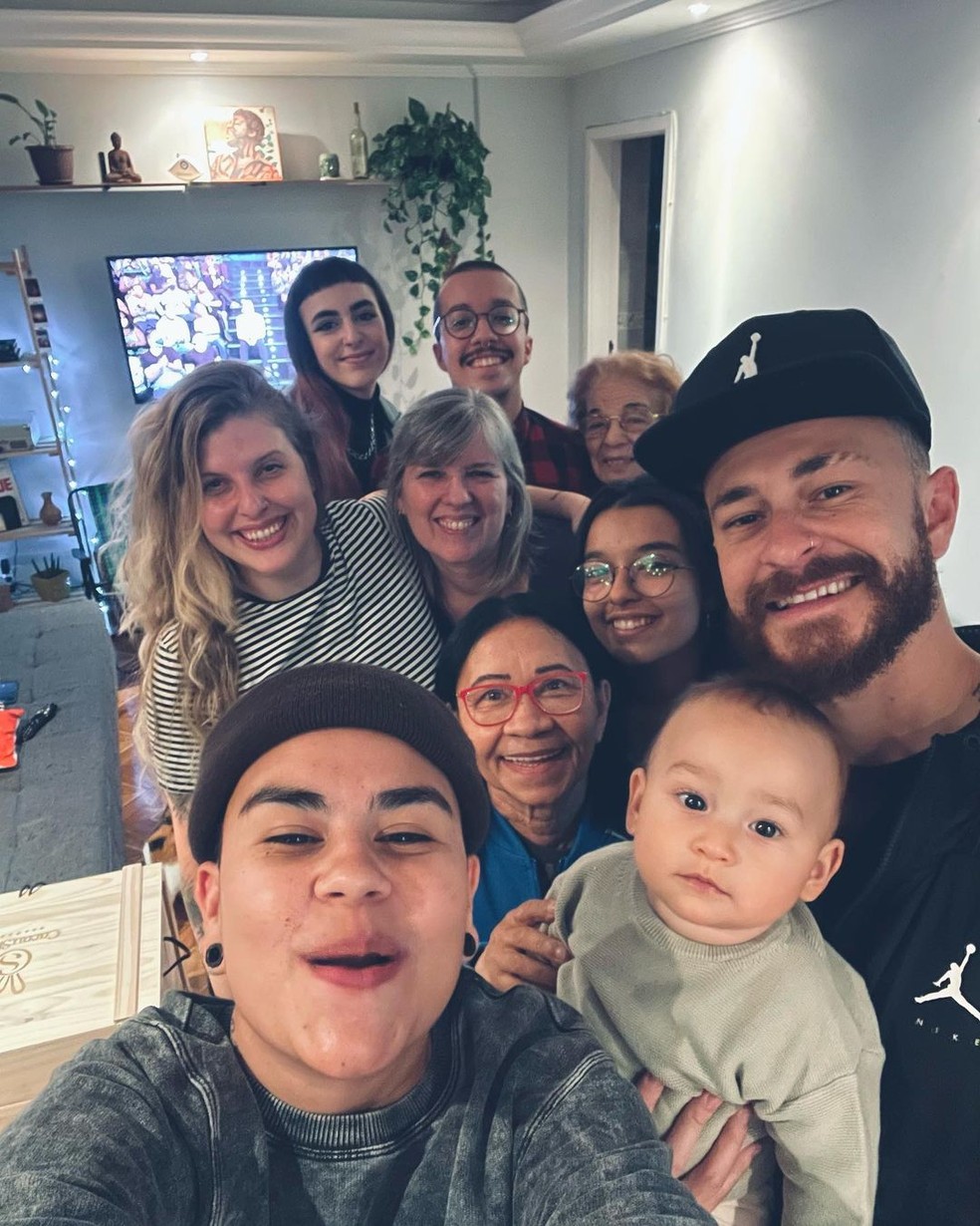 Gabs e família — Foto: Reprodução/Instagram