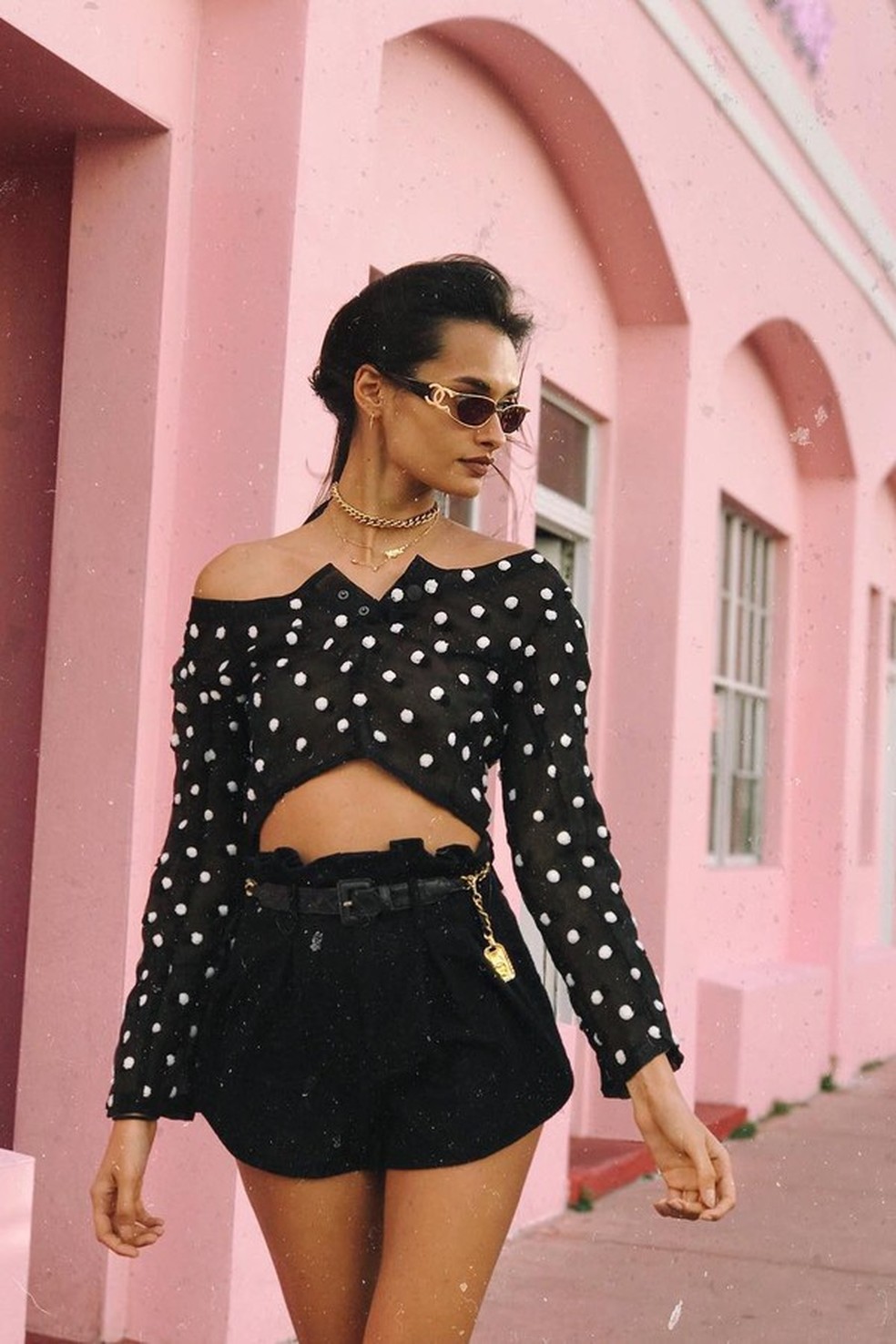A top superestilosa Gizele Oliveira (Foto: Instagram/Reprodução) — Foto: Glamour
