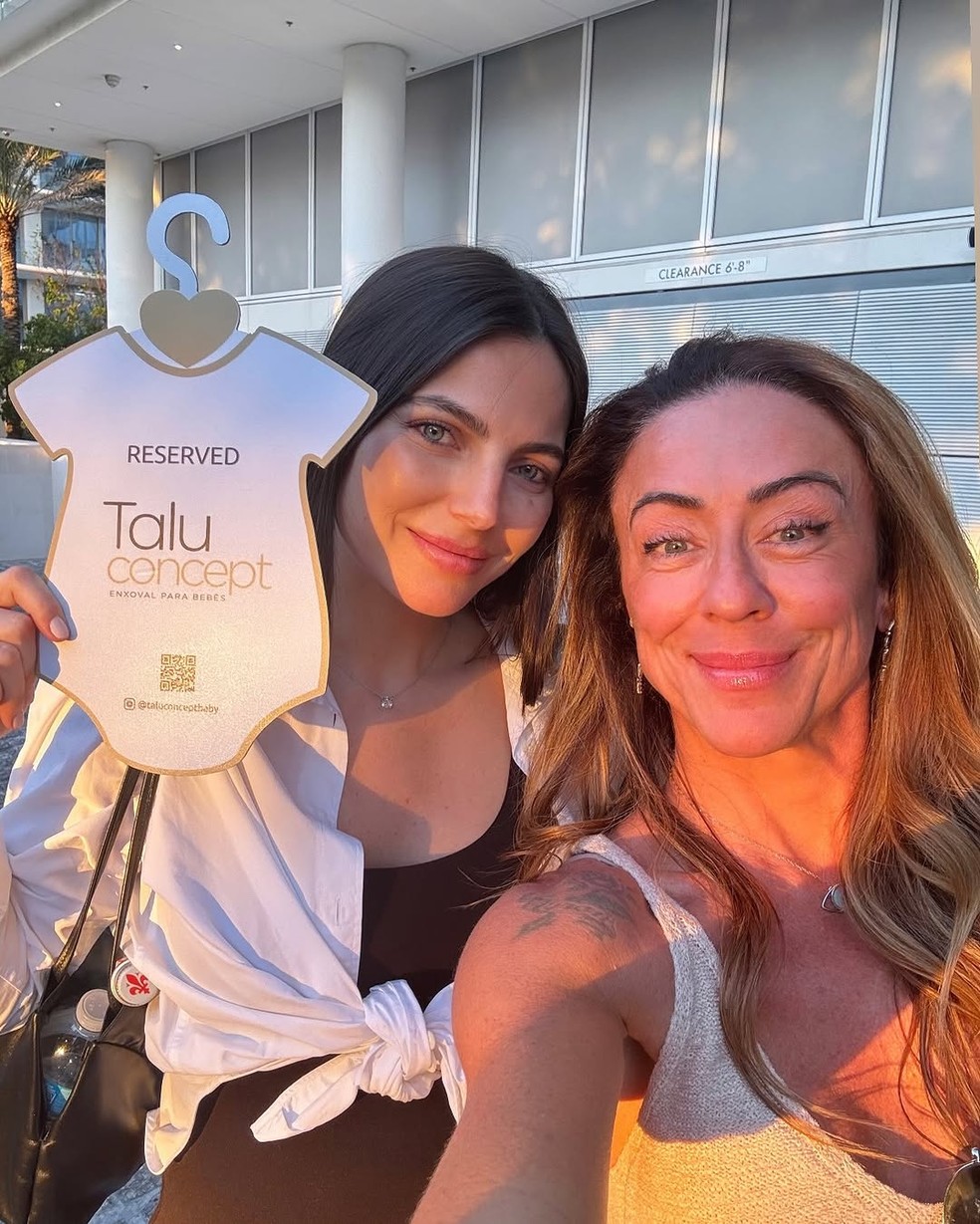 Kelly Piquet prepara enxoval do segundo filho — Foto: Instagram