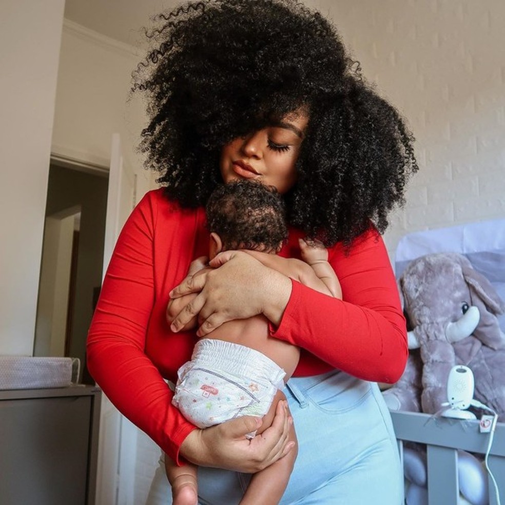 Rízia e Yaweh (Foto: Reprodução / Instagram ) — Foto: Glamour