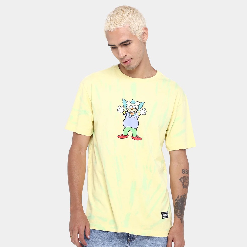 Camiseta de Os Simpsons — Foto: Divulgação