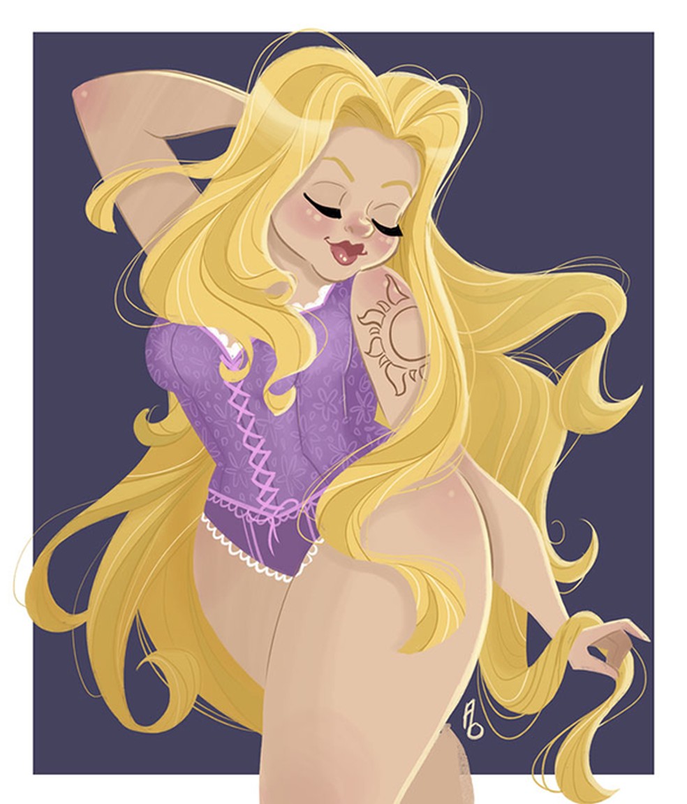 Rapunzel (Foto: AshleighBeeversArt) — Foto: Glamour