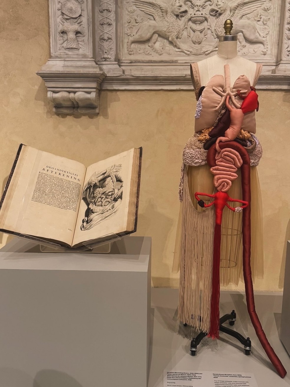 Renata Buzzo expõe peça desfilada na SPFW no Metropolitan Museu of Art em Nova YorK — Foto: Divulgação