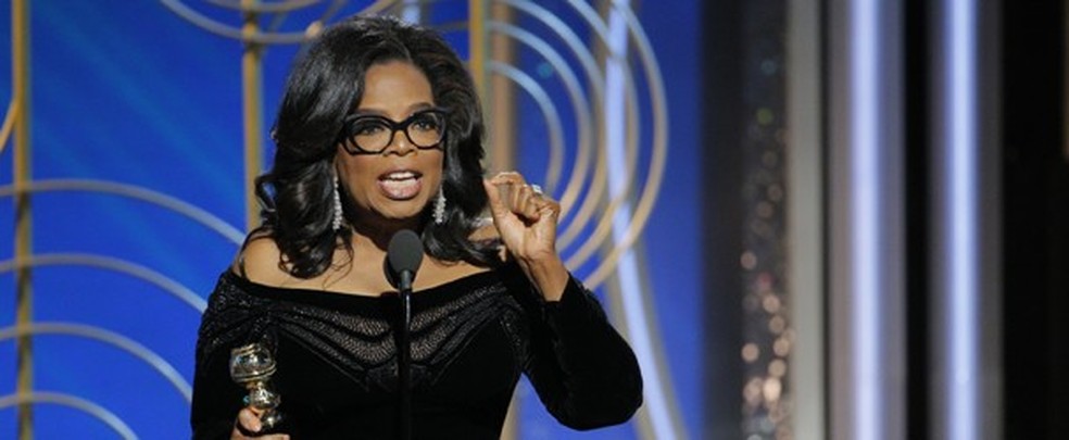 Oprah Winfrey no Globo de Ouro (Foto: Getty Images) — Foto: Glamour