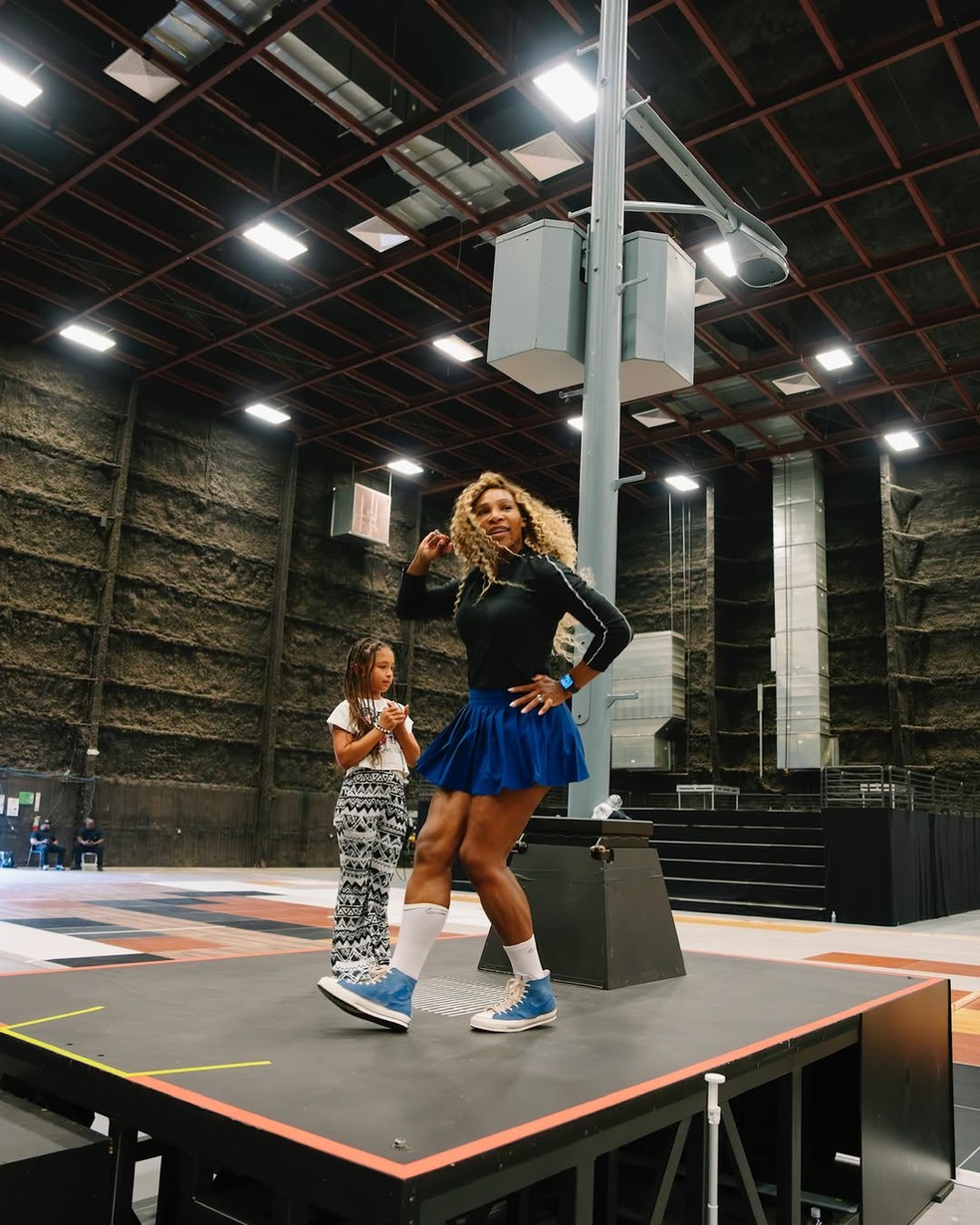 Serena Williams e Olympia — Foto: Reprodução/Instagram