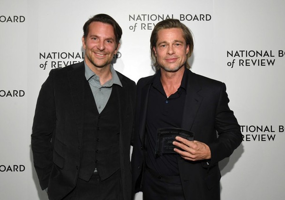 Bradley Cooper e Brad Pitt (Photo by Kevin Mazur/Getty Images for National Board of Review) (Foto: Getty Images for National Board ) — Foto: Glamour