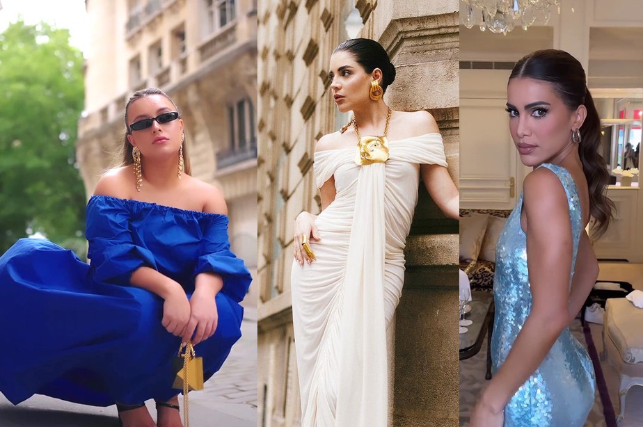 Brasileiras esbanjam estilo no primeiro dia da semana de moda de  alta-costura em Paris