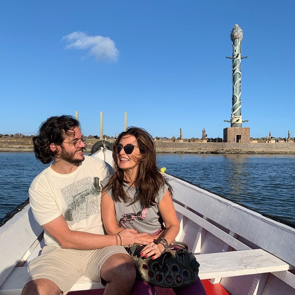 Fátima Bernardes e Túlio Gadêlha (Foto: Instagram/Reprodução) — Foto: Glamour