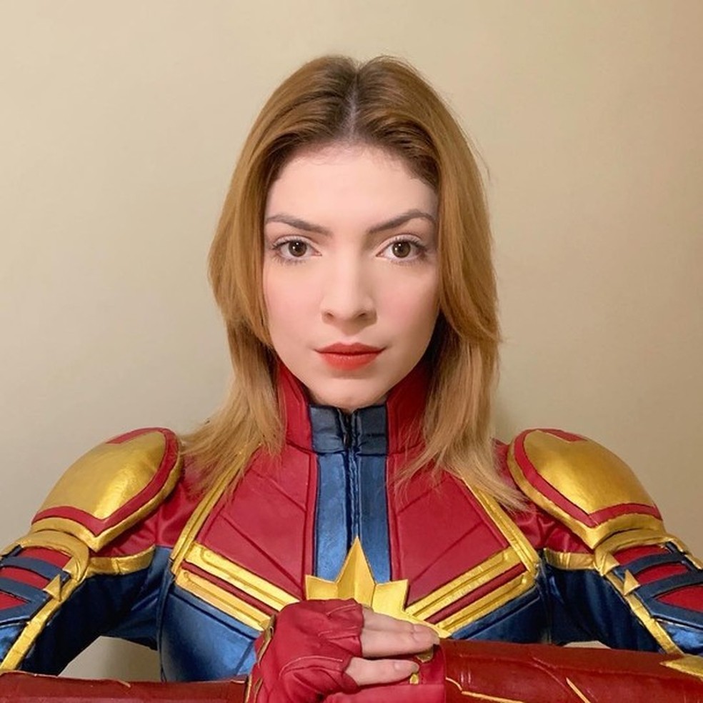 Heykro de Capitã Marvel em 2018 (Foto: Reprodução/Instagram ) — Foto: Glamour