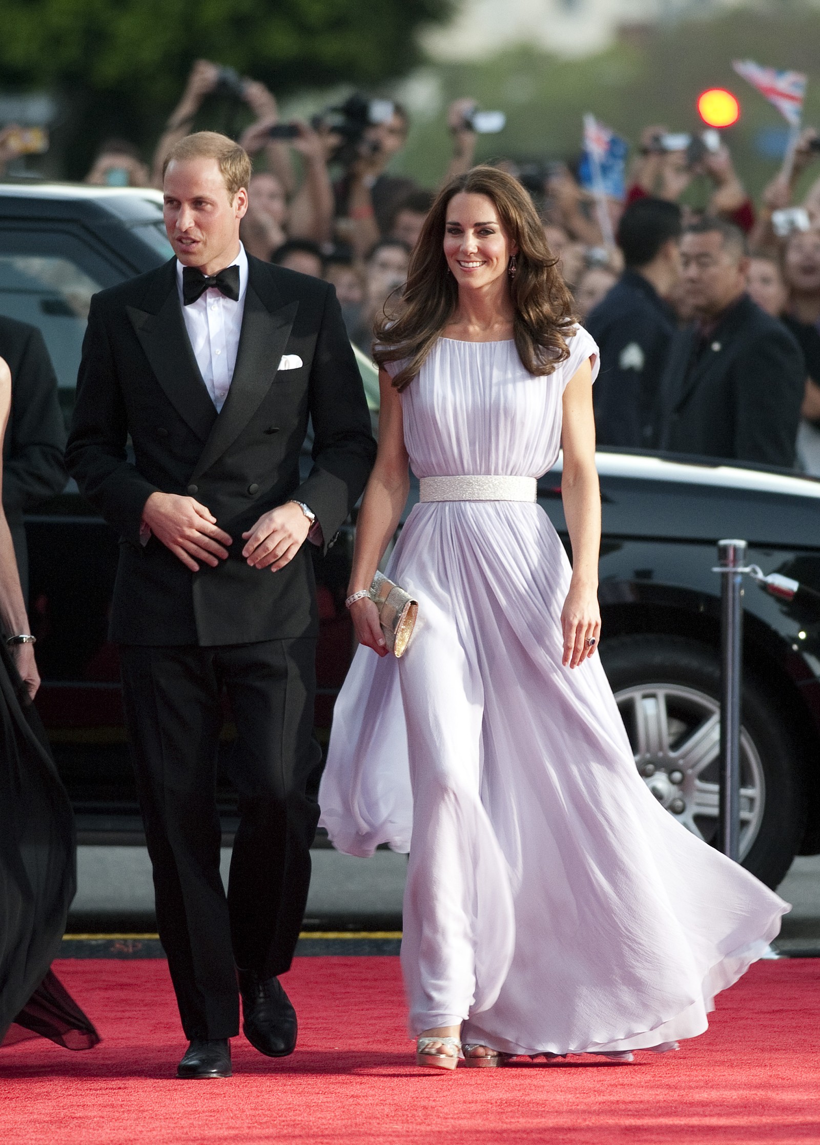 Kate e William no BAFTA em 2011 — Foto: Getty Images