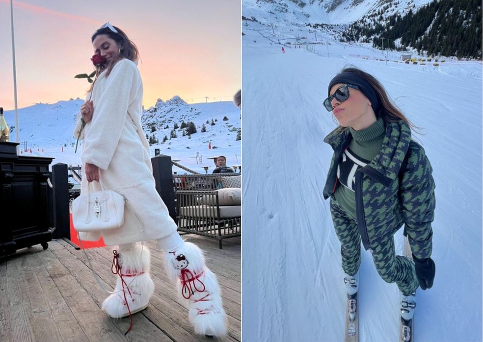 Anitta em estação de esqui — Foto: Reprodução/Instagram