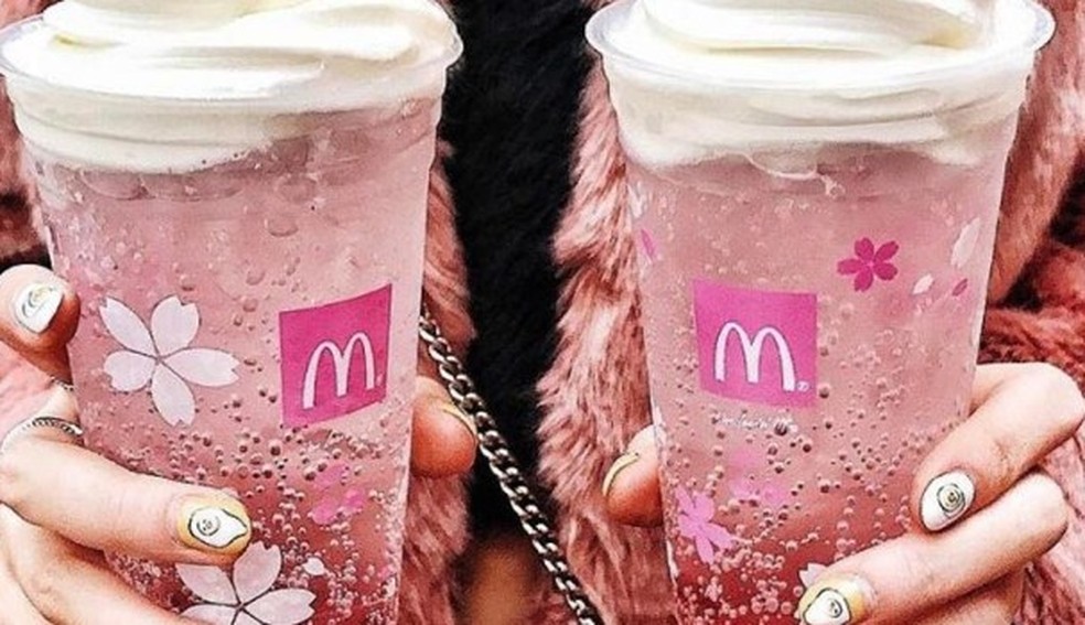 Nova bebida do McDonald's é exclusiva do Japão (Foto: Reprodução/Instagram) — Foto: Glamour