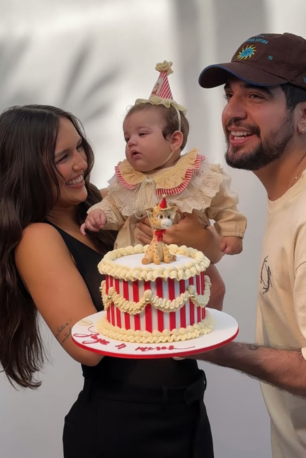 Rafa Kalimann mostra celebração de 4 meses de Zuza — Foto: Reprodução/Instagram