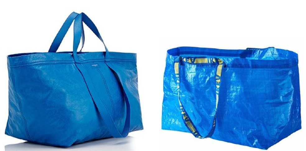 Balenciaga e Ikea (Foto: Reprodução Instagram) — Foto: Glamour