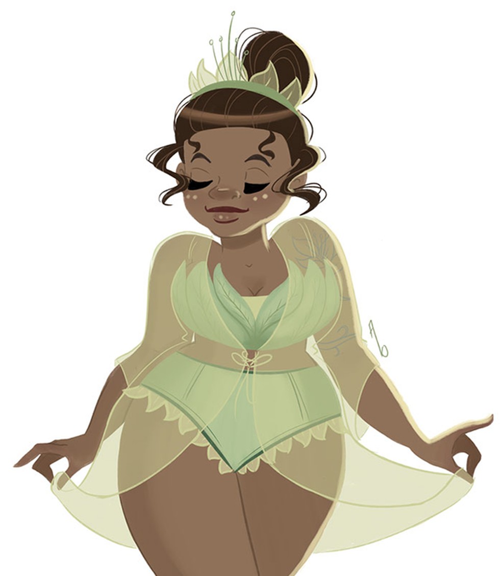 Tiana (Foto: AshleighBeeversArt) — Foto: Glamour