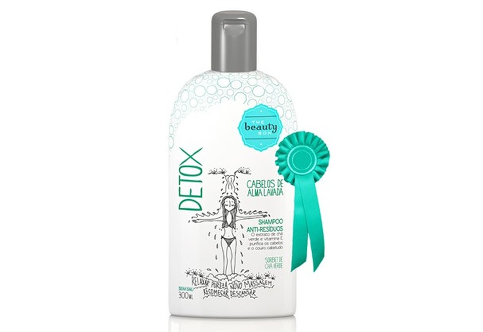 Xampu Detox, The Beauty Box, R$ 28. (Foto: Reprodução/The Beauty Box) — Foto: Glamour