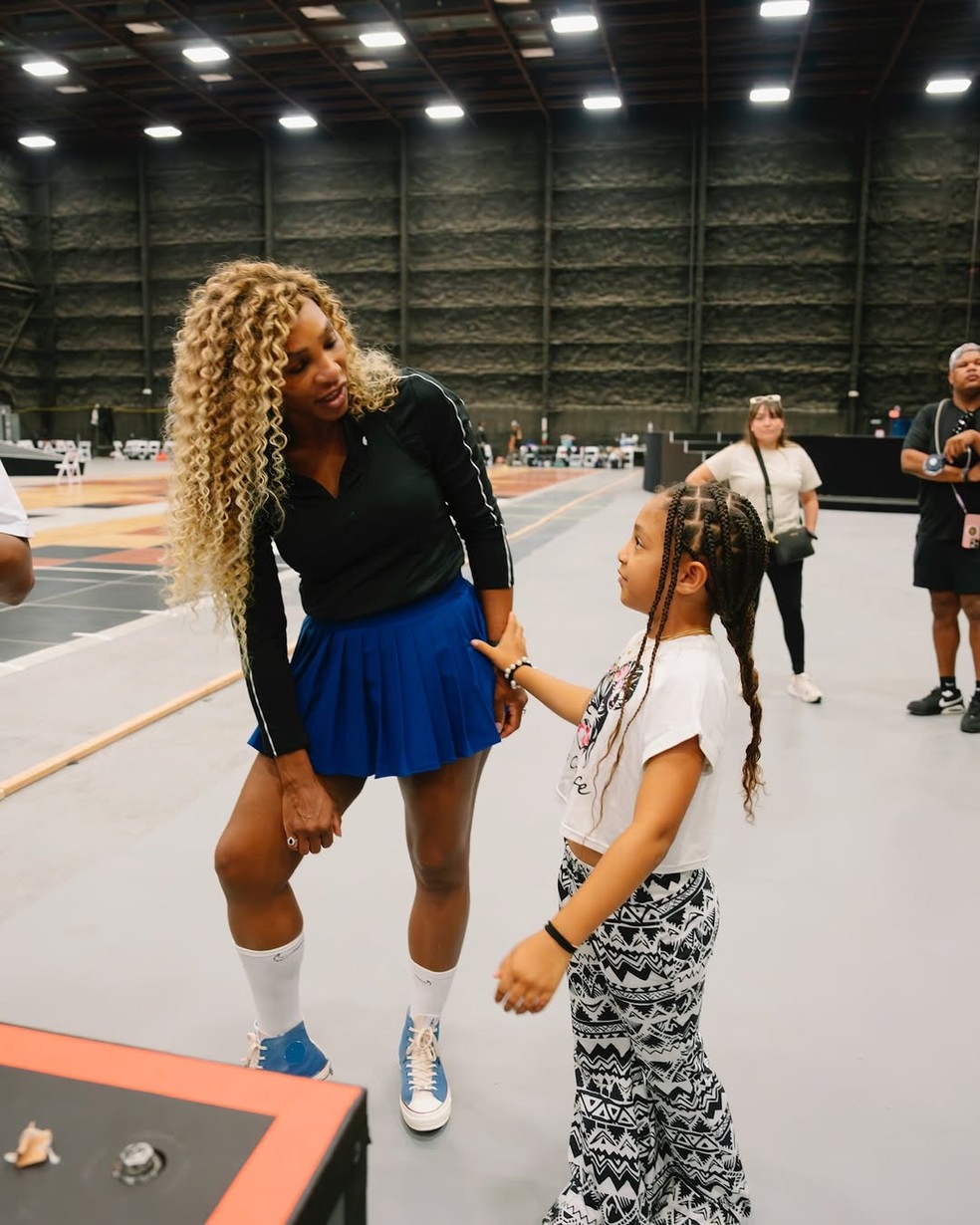 Serena Williams e Olympia — Foto: Reprodução/Instagram