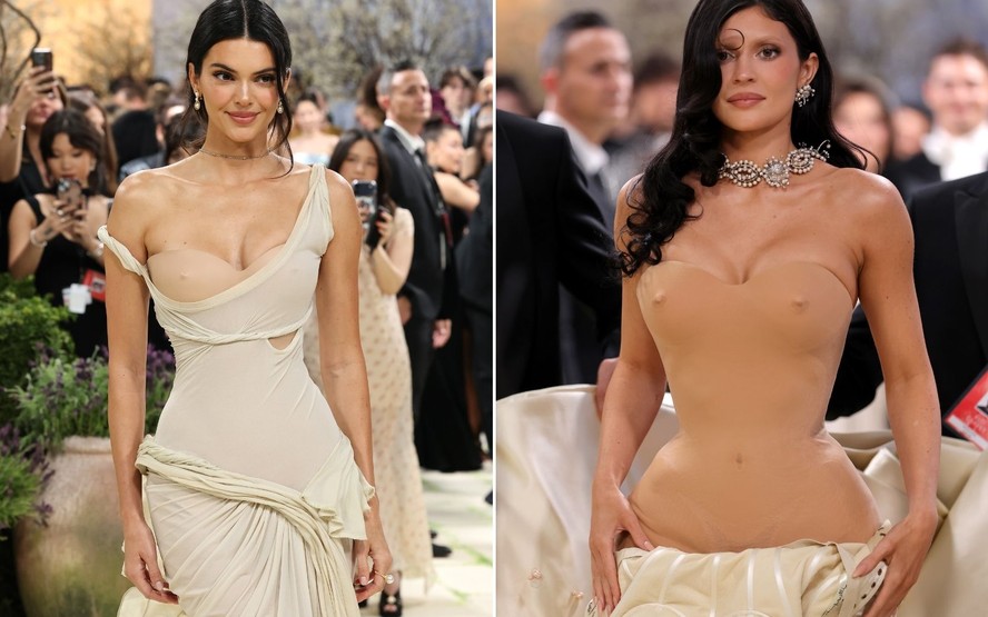 Met Gala 2026: Kendall e Kylie Jenner fazem homenagem discreta a Kim Kardashian em seus looks