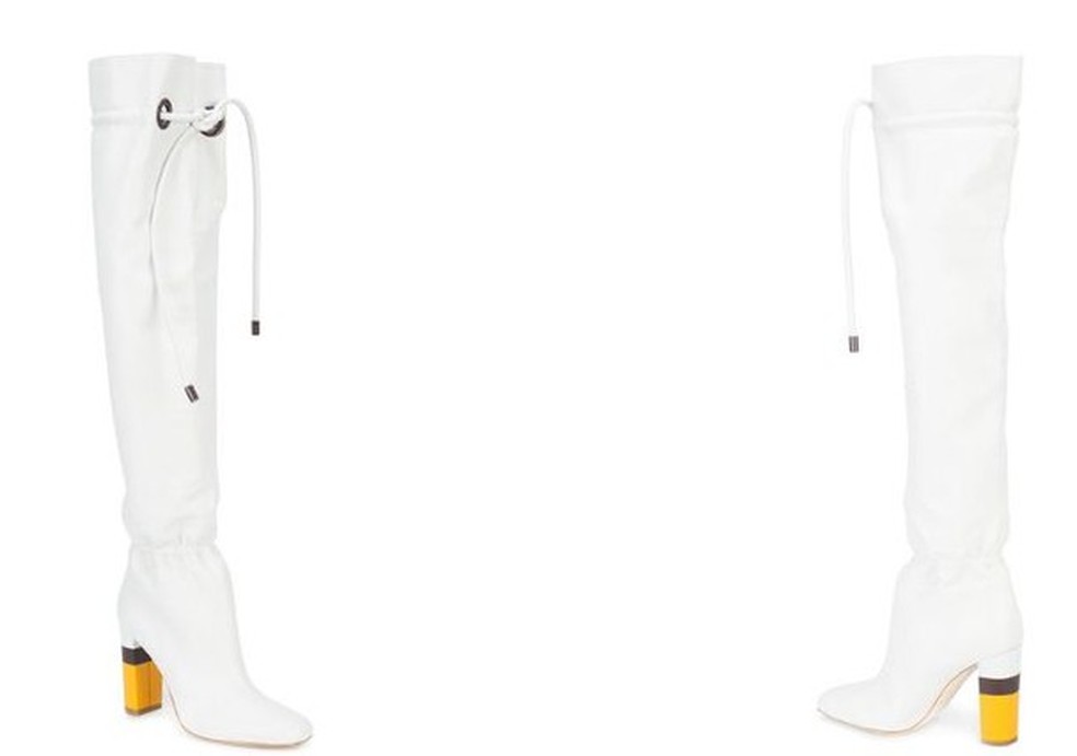Bota branca Malone Souliers (Foto: Reprodução Farfetch) — Foto: Glamour