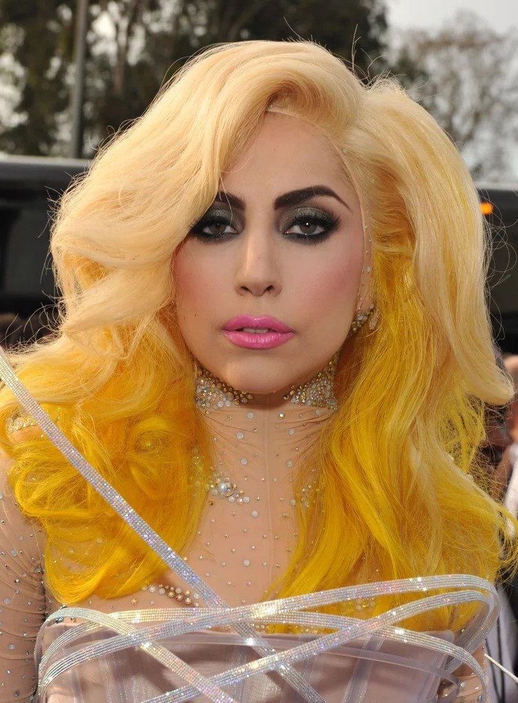 Lady Gaga no Grammy em 2010 — Foto: Getty Images