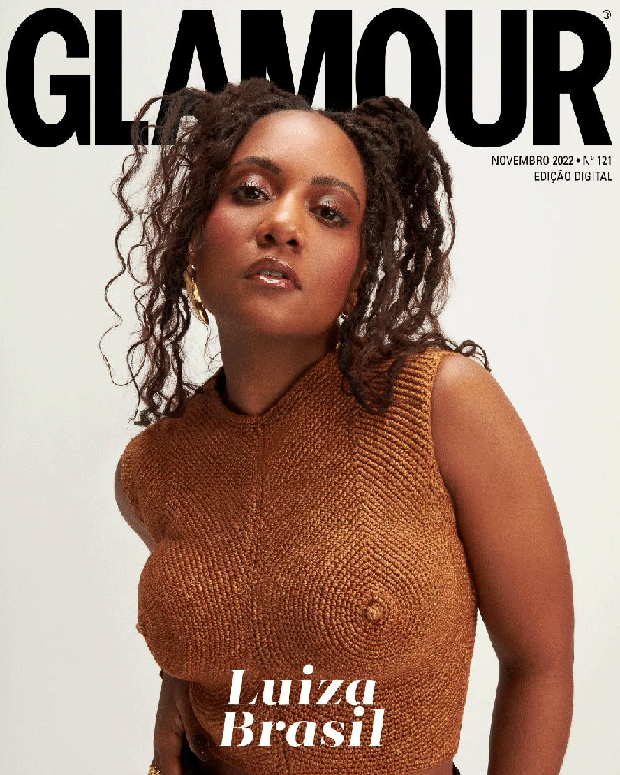 Luiza Brasil é capa da Glamour de novembro