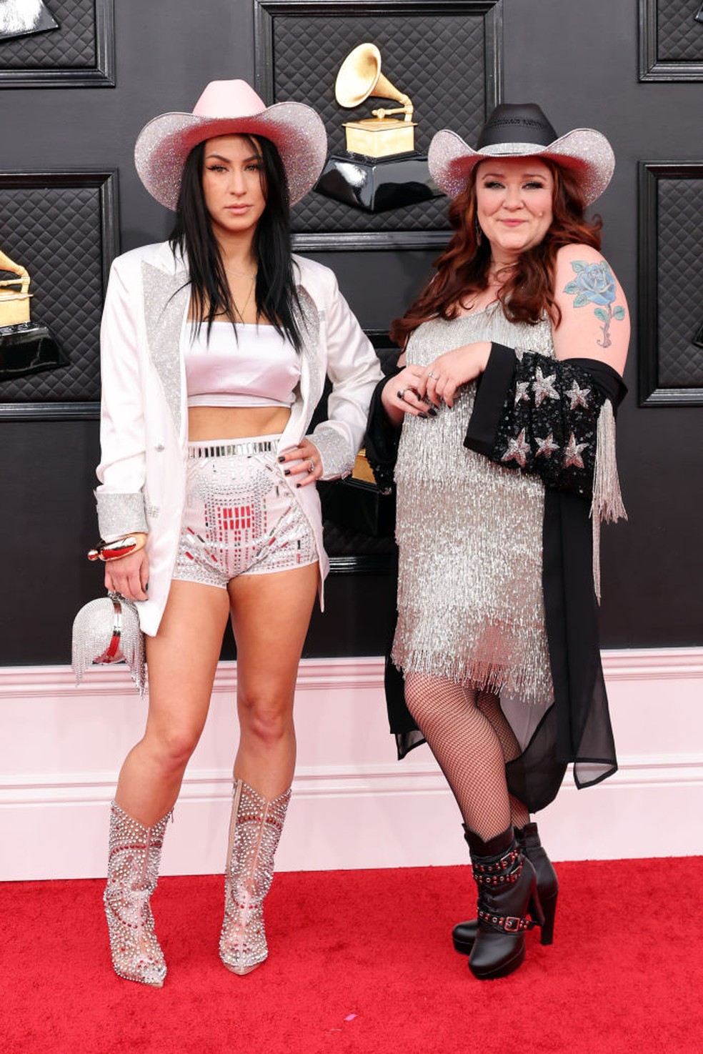  Summer Overstreet e Audra Mae (The Chattahoochies) — Foto: Getty Images