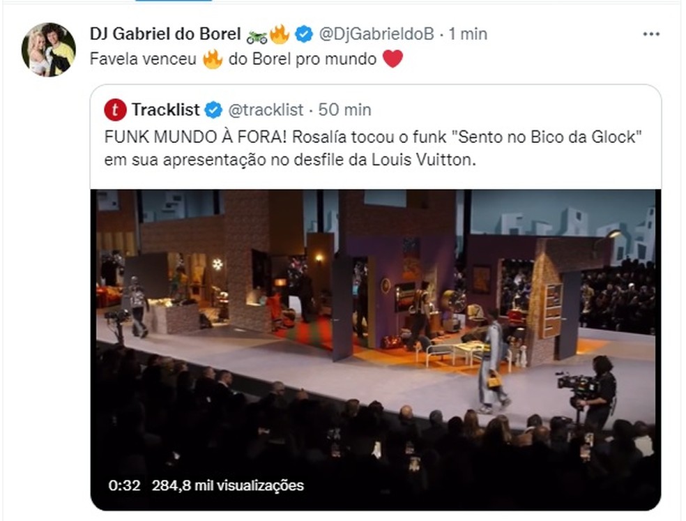 Influenciadora brasileira vai a desfile da Louis Vuitton a convite
