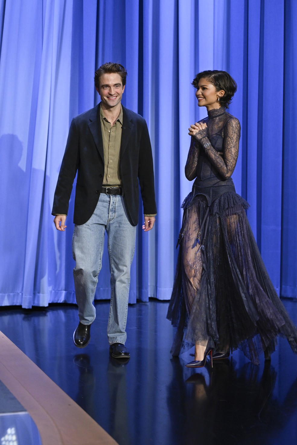 Robert Pattinson e Zendaya — Foto: Getty Images