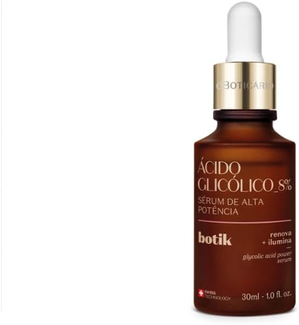 Sérum de Alta Potência Ácido Glicólico 8% Botik — Foto: Reprodução