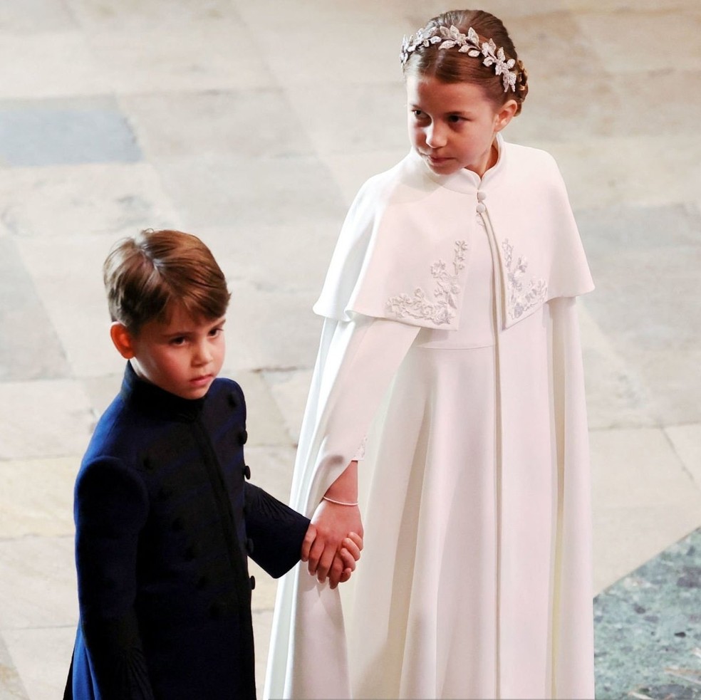 Prince and Princess of wales Charlotte and Louis — Foto: divulgacao