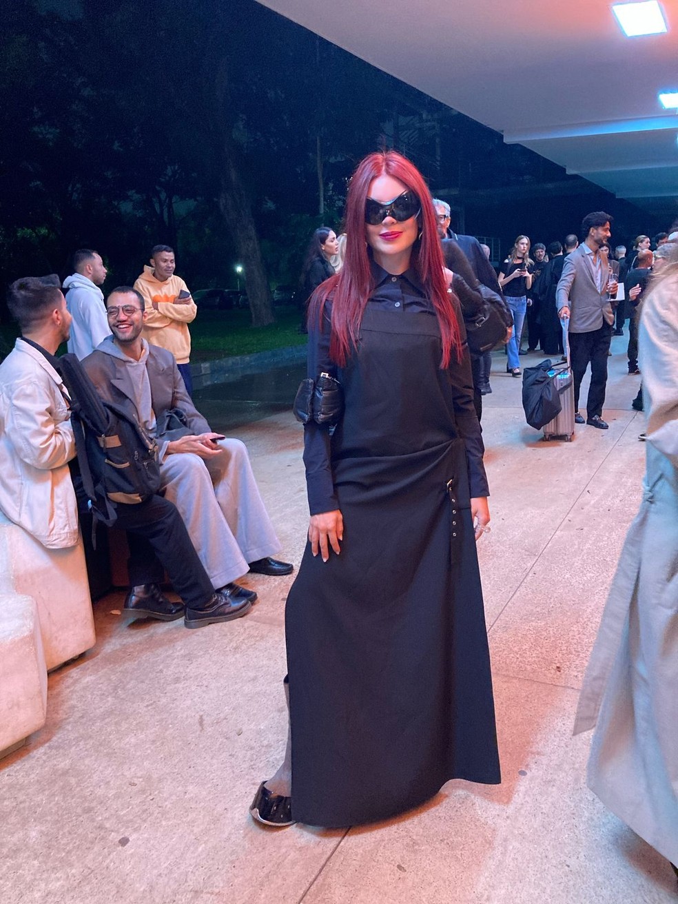 Gkay aposta em 'bota de cavalo' de mais de R$16 mil para desfile em SP — Foto: Foto: Glamour Brasil