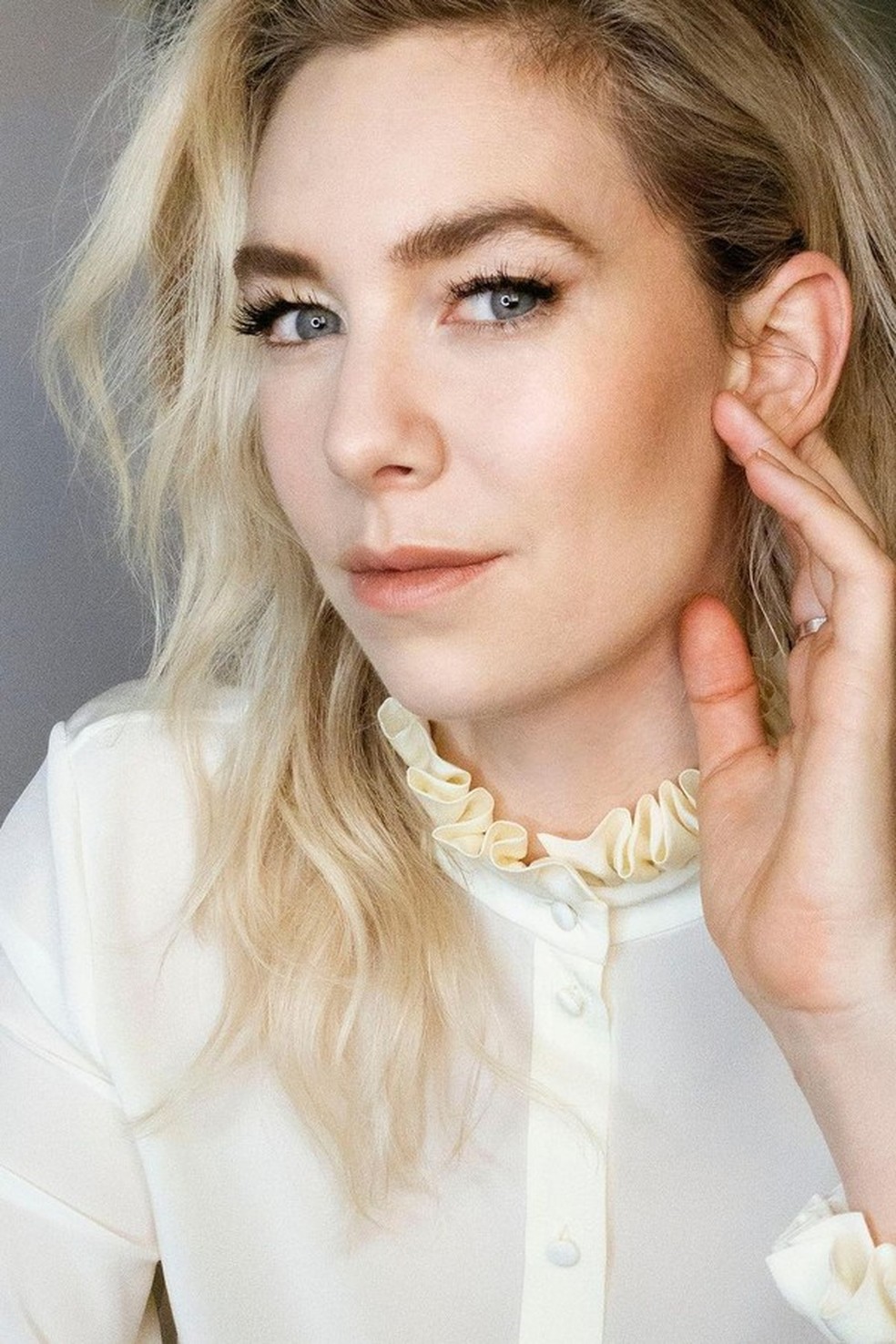 Vanessa Kirby no Globo de Ouro 2021 (Foto: @goldenglobes) — Foto: Glamour