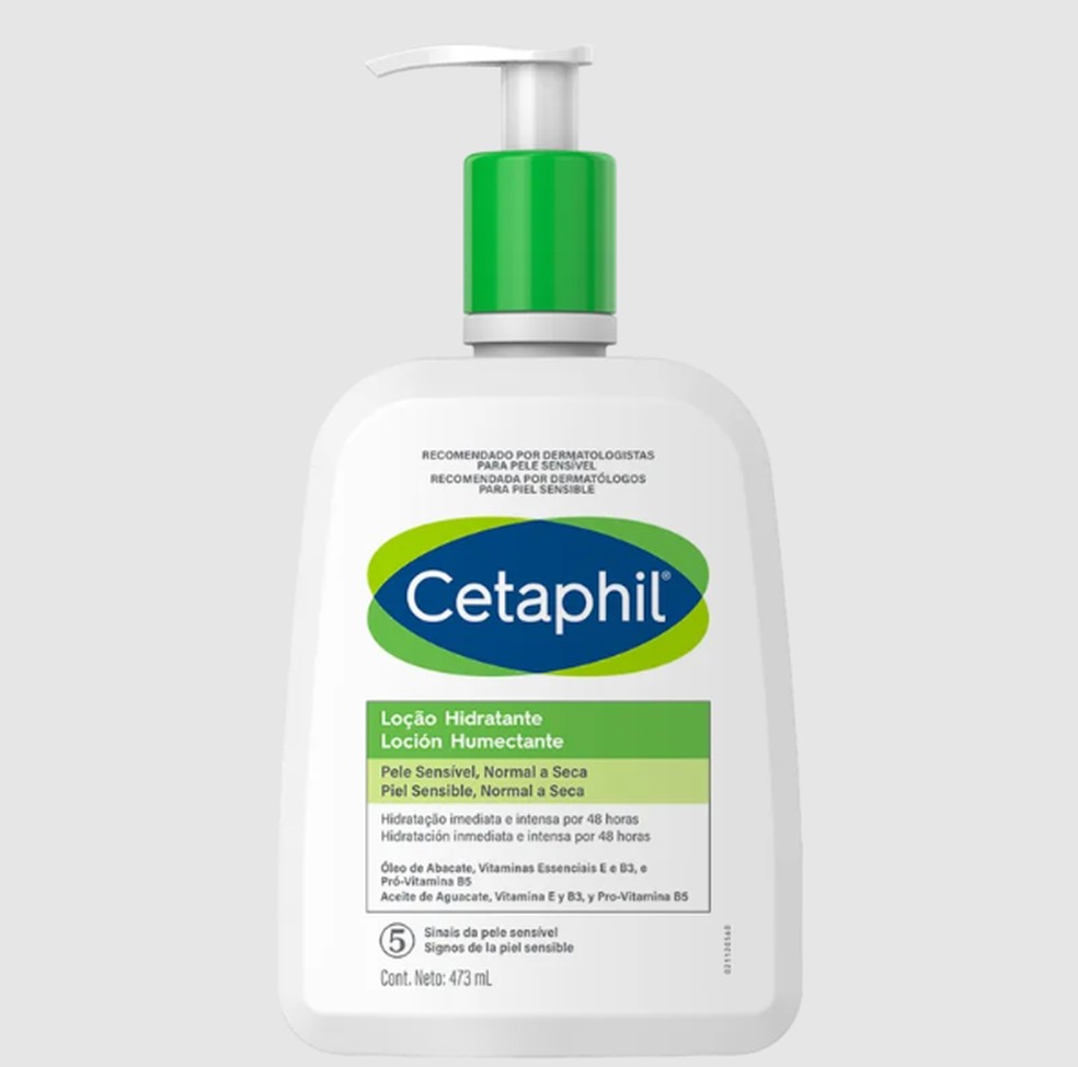 Loção hidratante, da Cetaphil, 473ml - R$ 84,90 — Foto: Divulgação