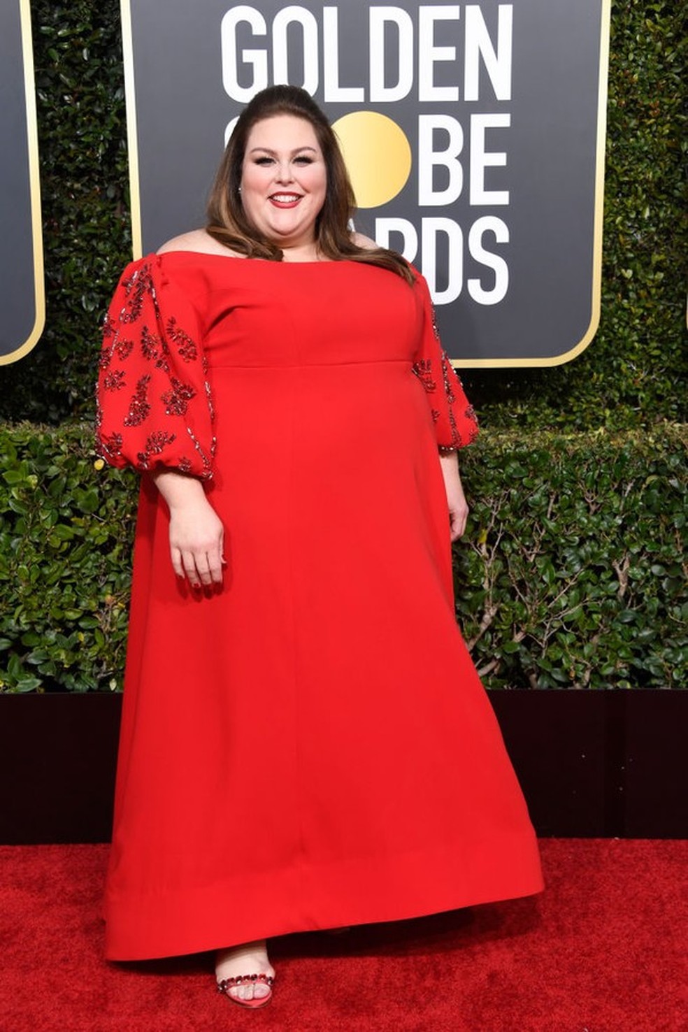 Chrissy Metz no Globo de Ouro 2019 (Foto: Getty Images) — Foto: Glamour