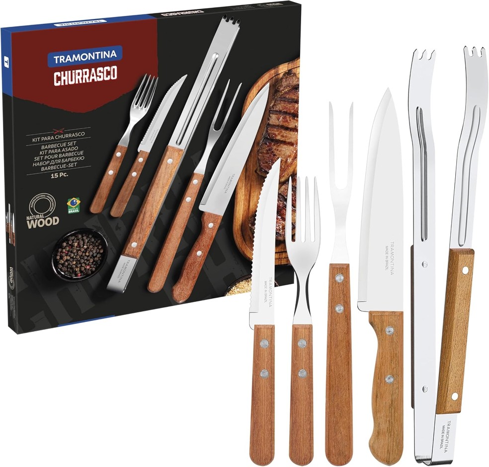 Kit para churrasco — Foto: Divulgação
