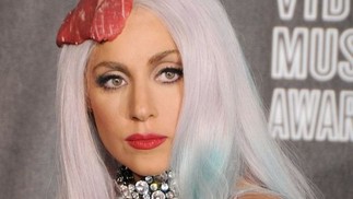 Lady Gaga no VMA em 2010 — Foto: Reprodução