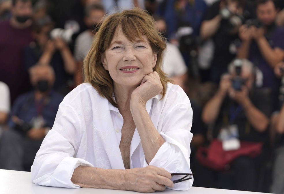 Jane Birkin no Festival de Cannes — Foto: Getty Images