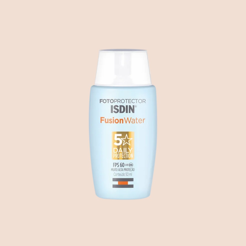 Fotoprotector ISDIN Fusion Water FPS 60, da ISDIN - R$ 93,90 — Foto: Divulgação