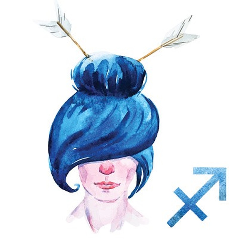 Sagittarius horoscope vector (Foto: Getty Images/iStockphoto) — Foto: Glamour