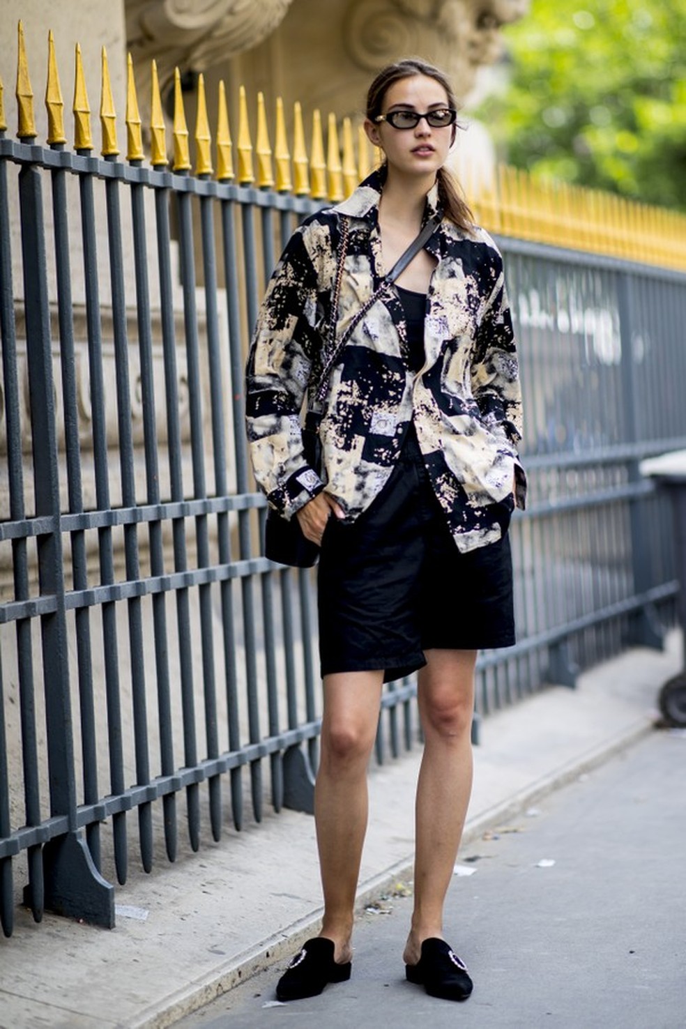 Camisa estampada (Foto: Imaxtree) — Foto: Glamour