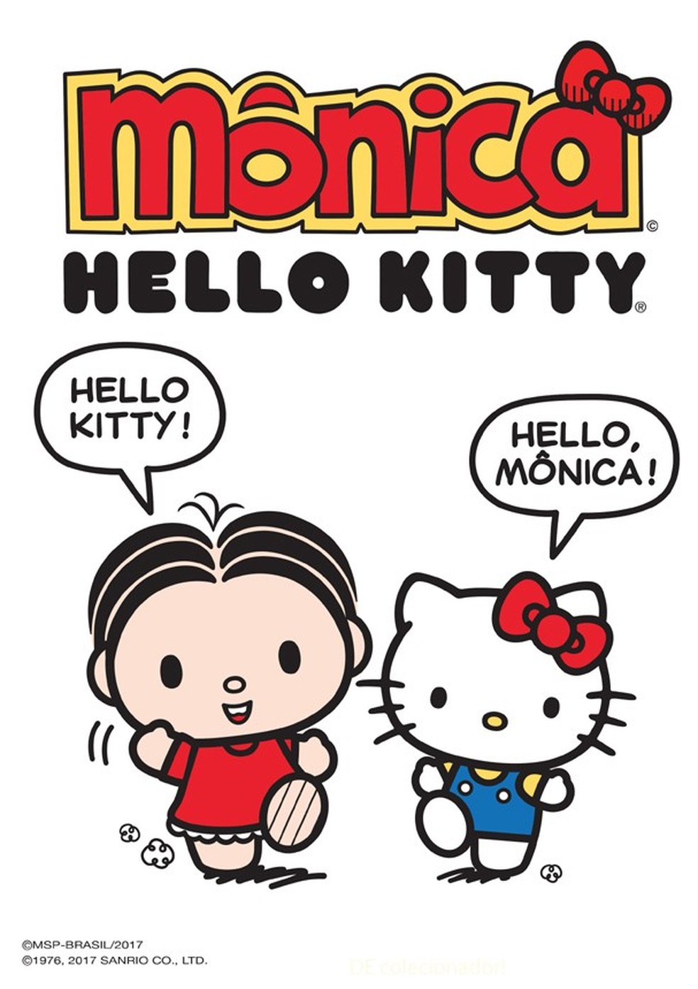 Mônica e Hello Kitty se encontram
