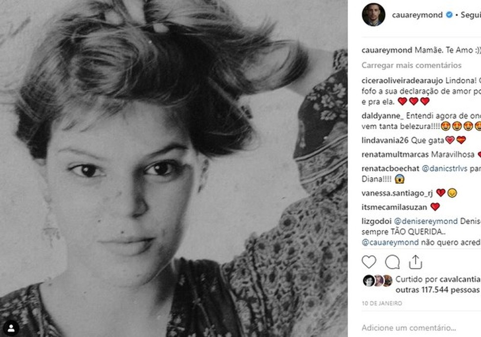 Morre mãe do ator Cauã Reymond