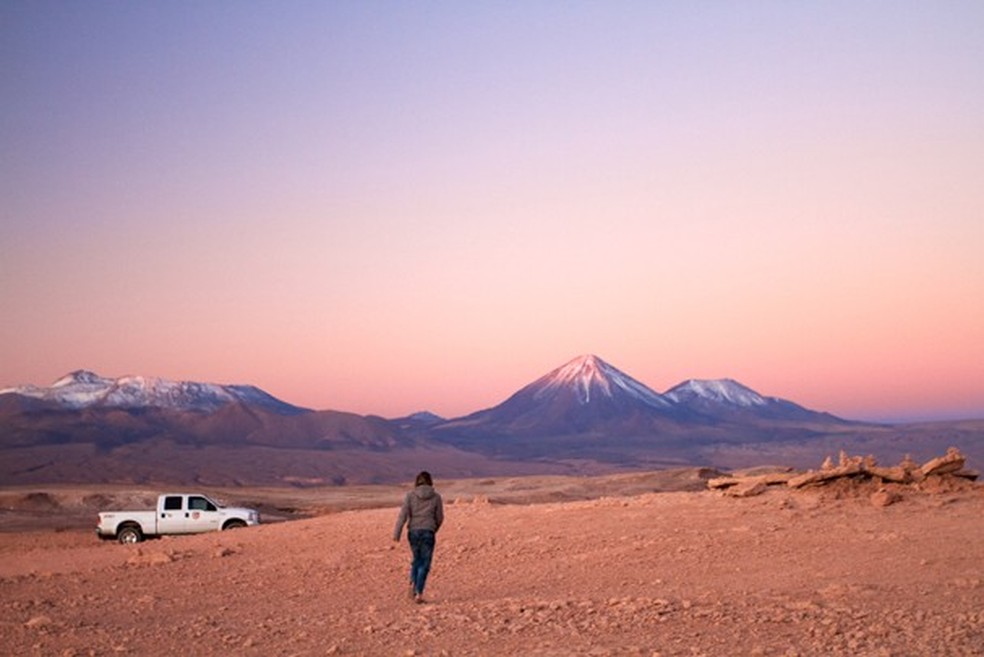 Fim do dia perto de San Pedro de Atacama, Chile (Foto: Marcos Gadaian) — Foto: Glamour