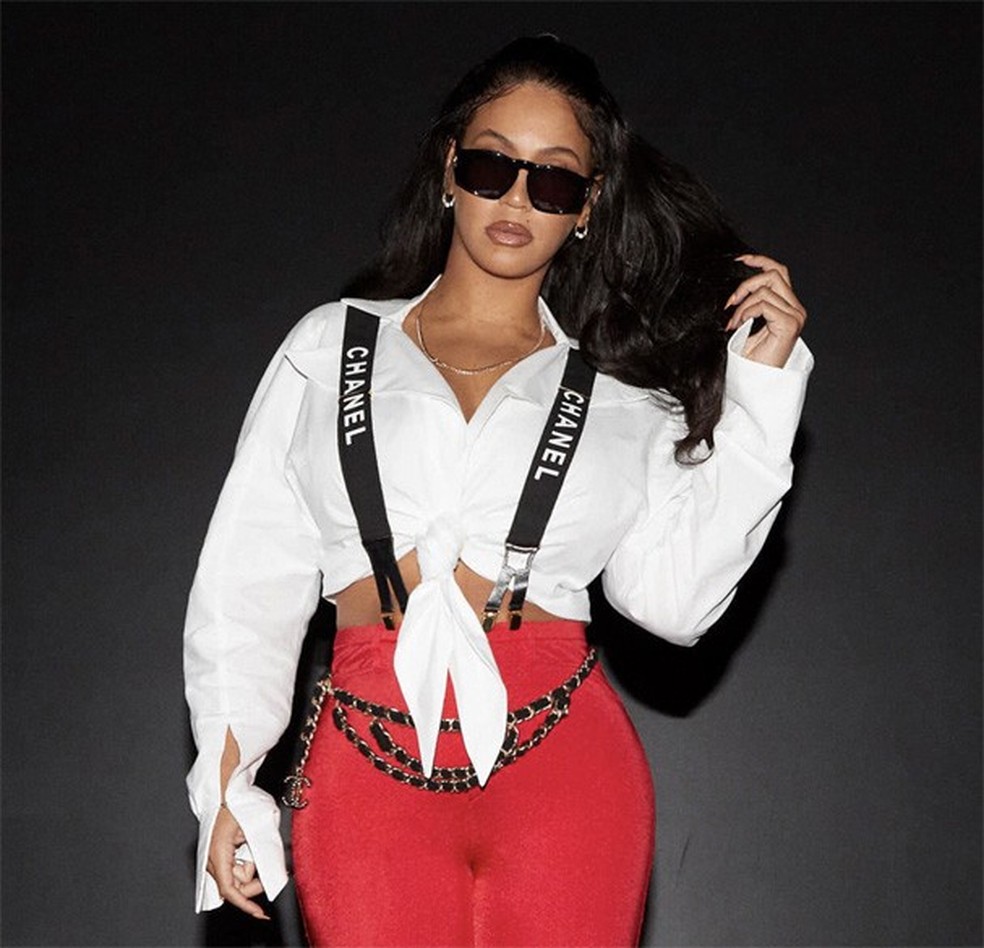 Beyoncé passa o Halloween de Lil' Kim (Foto: Reprodução Instagram) — Foto: Glamour